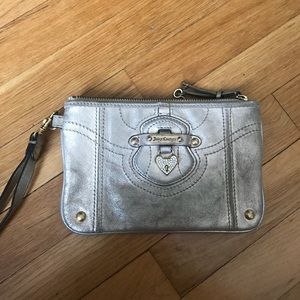 Juicy Couture Metallic Wristlet